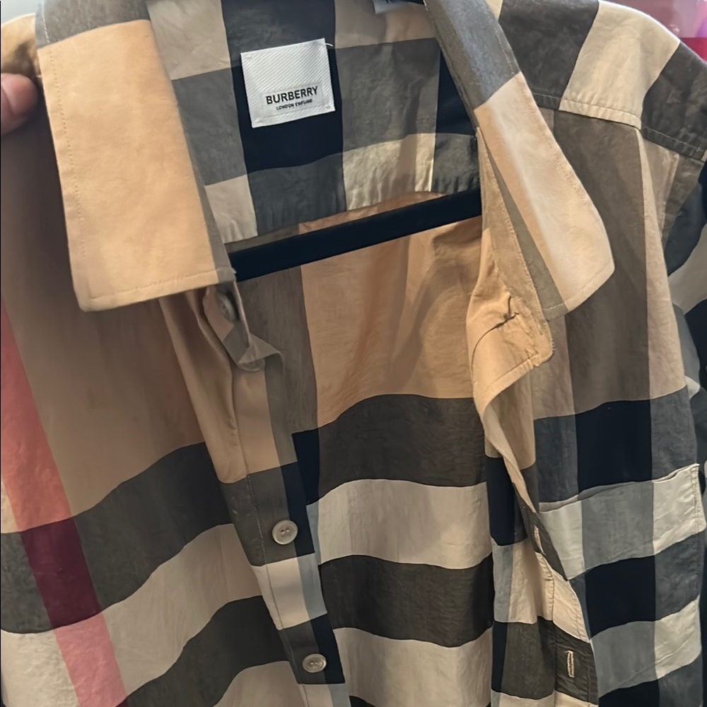 Burberry Multicolor Plaid Shirt
